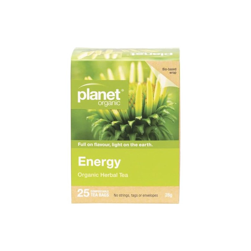 Planet Organic Energy Tea, 25 Teabags