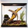 KASHUNUO Reptile Climbing Tree Branch: Resin Wood Decor for Terrarium