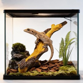 KASHUNUO Reptile Climbing Tree Branch: Resin Wood Decor for Terrarium