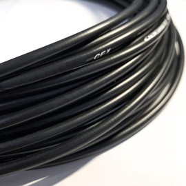 Farbetter Lined Bicycle Brake Cable Housing, 5mm x 50ft, Including 30 PCS Cable End Caps Kit, The Most Trusted DIY Set for SRAM/Shimano Mountain Bike Road Bike (Black)