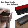 Qjaiune 12 Pack Self Adhesive Drawer Pulls, 3.15" Back Mount