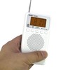 Kaito KA220W Pocket Digital AM/FM Radio with Alarm Clock &