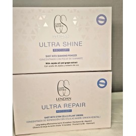 Lendan Care Ultra Recovery & Ultra Shine KIT, 6 Ampoules of 0.34fl.oz Each Box