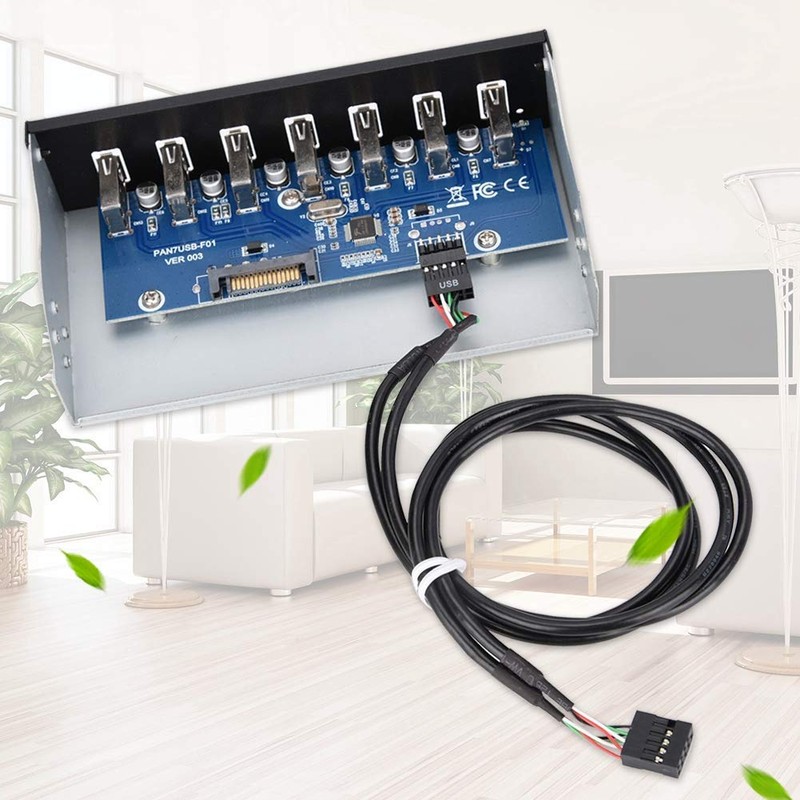 Fosa Unidad óptica del Panel Frontal, concentrador USB del Panel