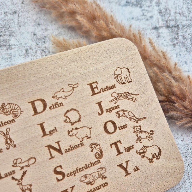 ABC Breakfast Board | Gift for First Day of School,