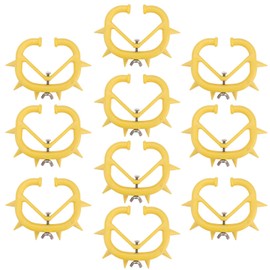 Cow Weaning, 10 Pieces Cow Weaning Cow Nose Ring Calf Weaning Nose Rings Plastic Cattle Cow Weaning Tool Cow Weaning Offset Ring for Cow Livestock Prevent Sucking