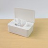 tegongse Wipes Holder with Lid, Wet Wipe Dispenser, Tissue Box