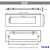 TERF® 250mm X 75mm Traditional Type Letter Postal Plate with
