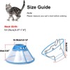 Pet Cone,Dog Cone Adjustable Collar,Protect The Neck Surgery Recovery,for Puppies,Small