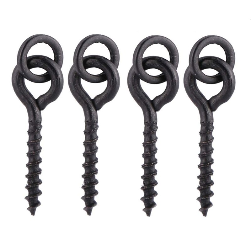 zalati Bait Screws 100pcs Boilie Bait Screw Terminal Rig Tackle