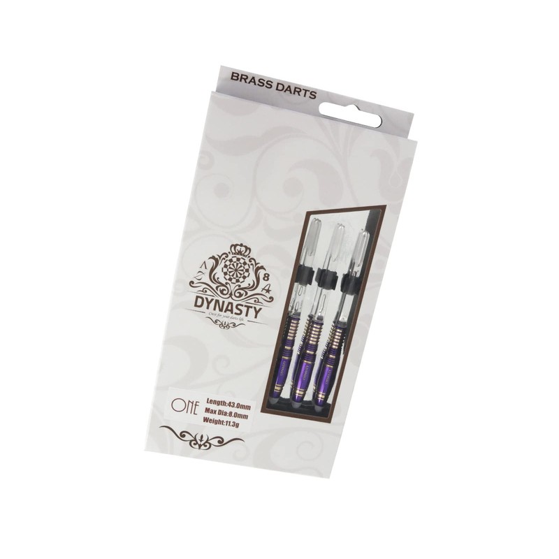 Dart Barrel DYNASTY 【Dynasty】 Brass Dart Set ONE Purple (BrassDartsSet