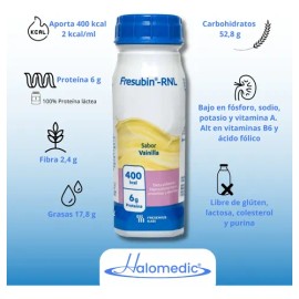 Fresubin Rnl 400 Kcal 48 Botelas De 200 Ml Sabor Vainilla                                                                                             