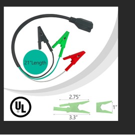 Hyhpsjiee HVAC Adaptor Cord HVAC Tool Clearance Compatible with Yellow Jacket 69522 Heavy Adaptor Cord and Equipment Circuit Breaker Finder RT250 ET300 ET310 for RT250 ET300 ET310.