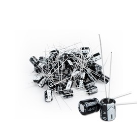 Innfeeltech Electrolytic Capacitors 220uF 16V Aluminium Radial Electrolytic Capacitors Pack of 50