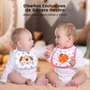 AFPYC 8pcs Baberos de Bebé para Niños, Impermeables, con Diferentes
