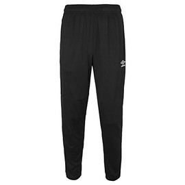Umbro Men's Double Diamond Interlock Pant, Black, X-Large