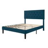 Allewie Queen Size Bed Frame Upholstered Platform Bed with Adjustable