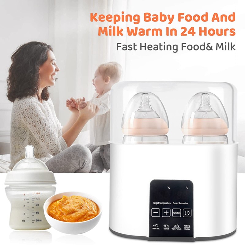 nubite Double Baby Bottle Warmer 24H Constant Mode for All