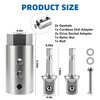 Trailer Jack Drill Adapter, Upgraded Stainless Steel 1 Inch Cordless