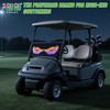 10L0L Golf Cart Devil Eyes Light Sign Universal Fit Windshield,