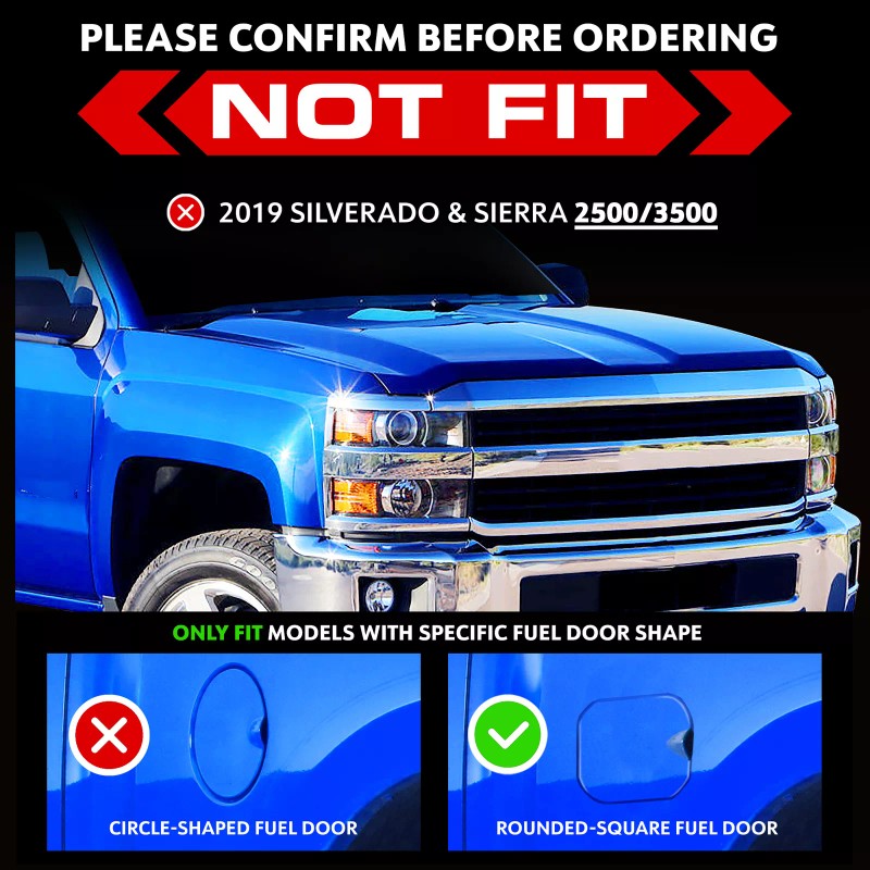 TYGER 6" Riser Running Boards for 19-25 Silverado/Sier