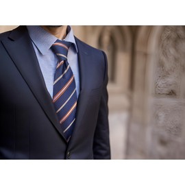 S&W SHLAX&WING Men's Ultra Long Necktie, 63.0 inches (160 cm), Business, Large, Tall, Formal, XL, A97-XL