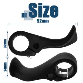 Bestgle Mountain Bike Handlebars Thumb Grips Bicycle Handle Thumb Force Rest Grip Comfort and Shock Absorption Bike Accessories for Road Bike MTB Bicycle Bar