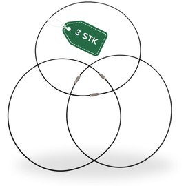 Bicycle Chain Wax Rings, Set of 3, for Hot Wax Care, Immersion Aid for Your Chainwax