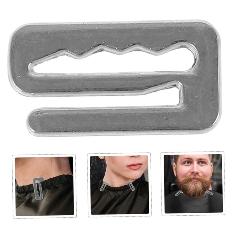 WOONEKY Salon Cape Buckles 12 Pack Replacement Hooks Barber Snap