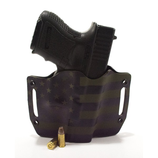 OD Green & Black USA OWB Holster (Left-Hand, for SIG 250 Subcompact)