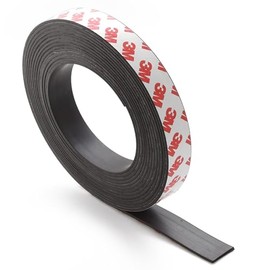 Bokobon Strong Magnetic Sheet, Magnetic Sticker, Width 0.8 x Thickness 0.8 x Total Length 16.4 ft (2 x 5 m) Magnetic Tape