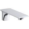 KOHLER K-14795-CP Stance Wall-Mount Bath Spout, Polished Chrome