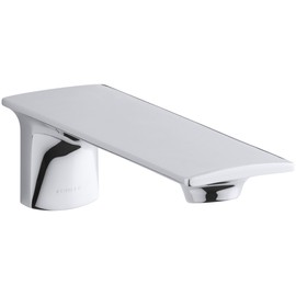 KOHLER K-14795-CP Stance Wall-Mount Bath Spout, Polished Chrome