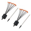 2Set Solar Bee Garden Lights IP65 Waterproof 8 LED Decorative