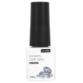 LULUGEL Gel Nail Topcoat 0.5 oz (15 g) Polished, Non-Wipe Nail Top Gel, Nail Gel Top Gel, Nail Gel (Top Coat 0.5 oz (15 g)