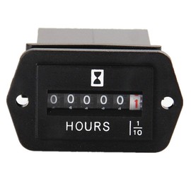 DC 6-80V Mechanical Hour Meter - AIMILAR Hourmeter for Diesel Engine Generator Boat Motorcross Motor Truck Tractor