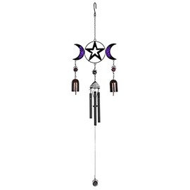 something different Triple Moon Bell Wind Chime