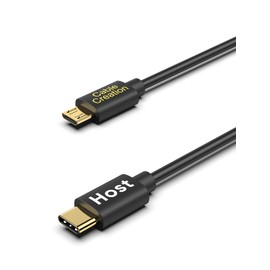 CableCreation USB C to Micro USB Cable - 3.3FT, 480Mbps OTG, Compatible with MacBook Pro Air Galaxy S21 S20 S10 Pixel 5/4/3 - Black