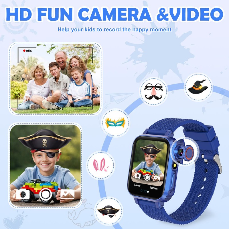 MiracDan Smartwatch Kids HD (Blue)