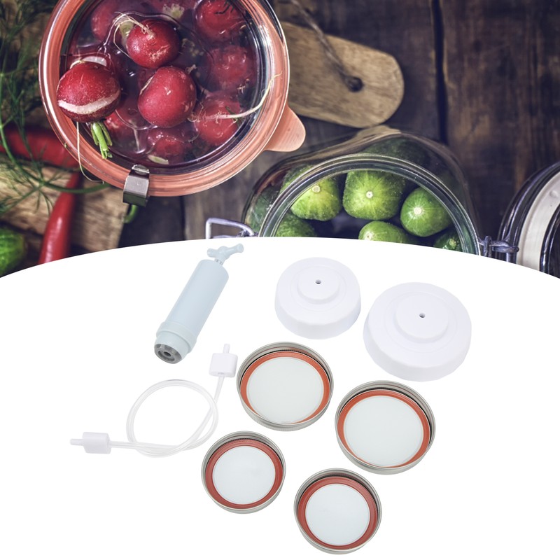 Mason Jar Vacuum Sealer Jar Vacuum Sealing Kit with Accessory