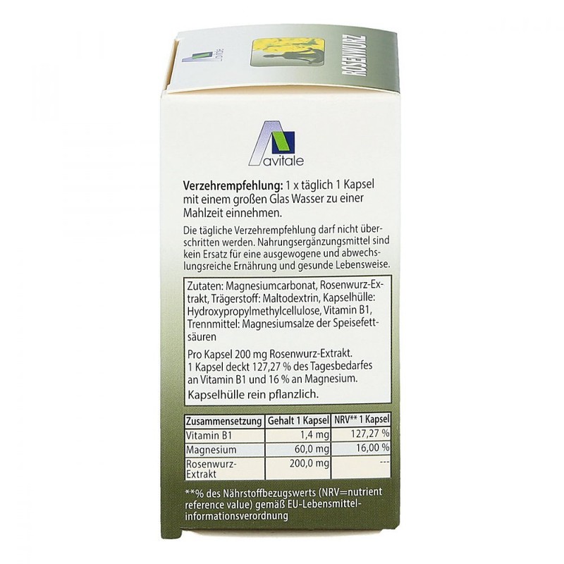 Rose Root 200 mg Capsules