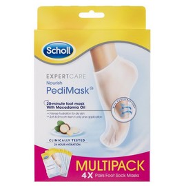 Scholl Dry Skin Macadamia Oil PediMask Multipack 4 Pairs