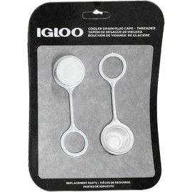 Igloo Tethered Drain Plug Caps, White, Small (20049)