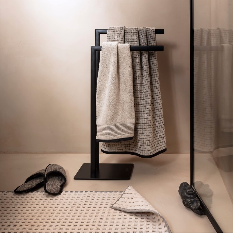 Möve Eden Hand Towel 15 cm x 20 cm grey