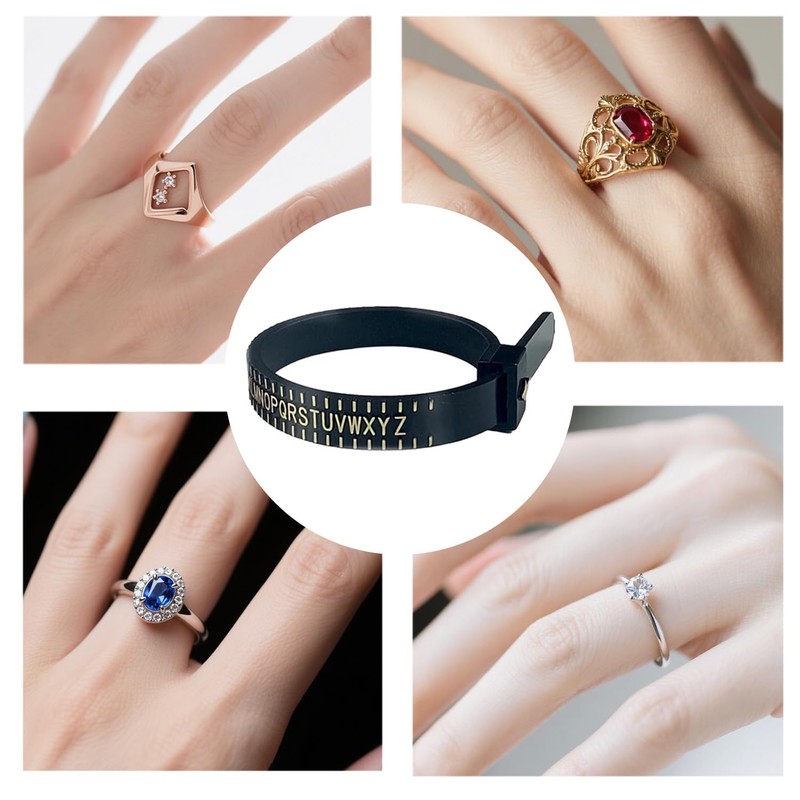 LuojinLuoda Ring Sizer Measuring Kit – 1-Pack Jewelry Sizing Tool