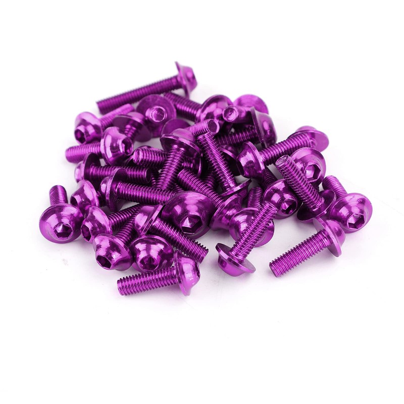 Topteng 158x Fastener Clip Screw Bolt Kit Motorcycle Sportbike Windscreen