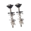 Milageto 2Pcs Toilet Tank Bolts Screw Toilet Seat Bolts Universal