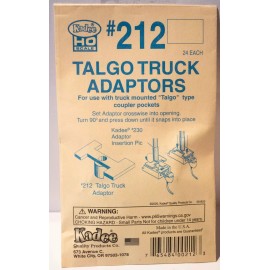 Kadee #212  Talgo Truck Adaptors -- pkg(24)
