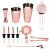 11Pcs/Set Multifunction Stainless Steel Cocktail Shaker Tools Set Bar Bartender