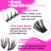 Lash Cluster Eyelash Extensions, 10-18mm Lash Clusters 80D+100D D Curl